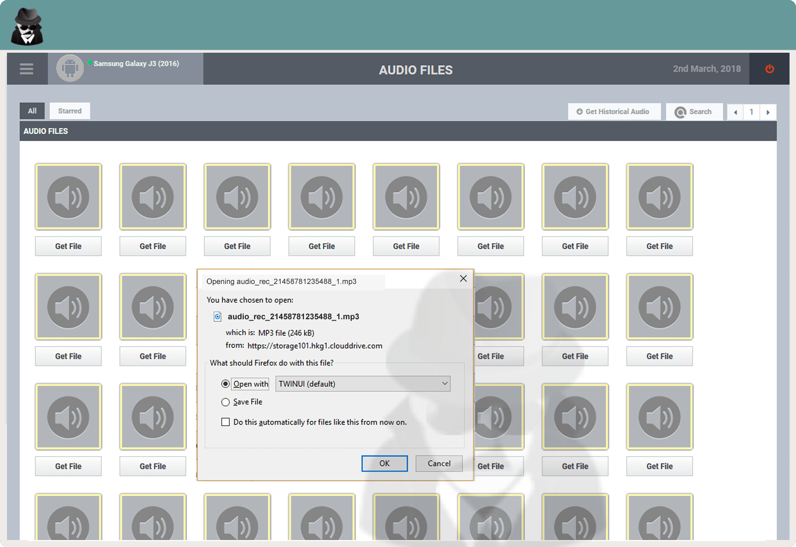 Audio files