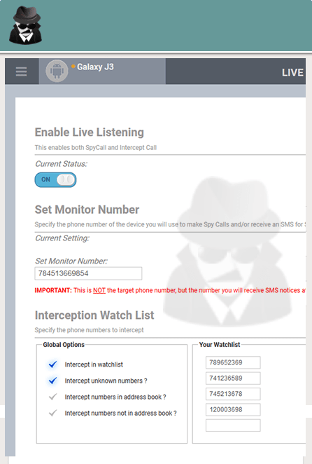 Live Listening