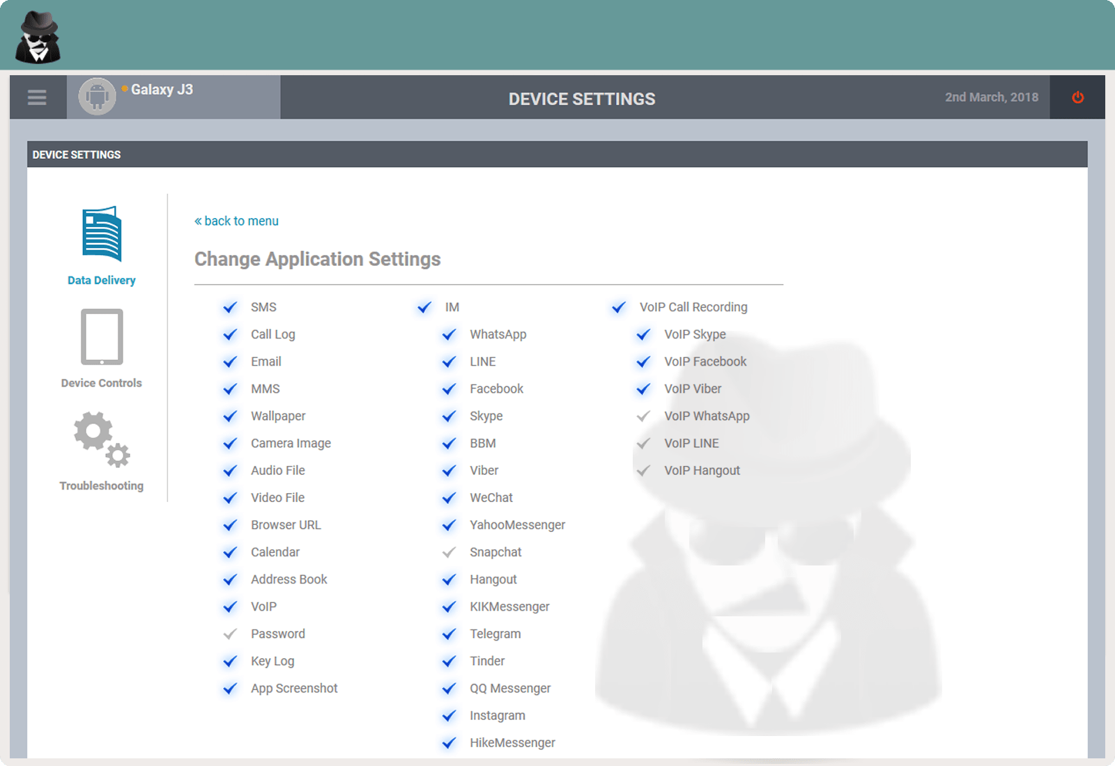 Device Settings